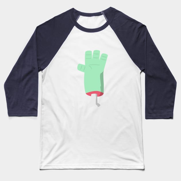 Argh zombie hand Baseball T-Shirt by imjustmike